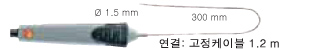 효율적이고 빠른 반응의 방수/침투용 프로브, 열전대 K타입